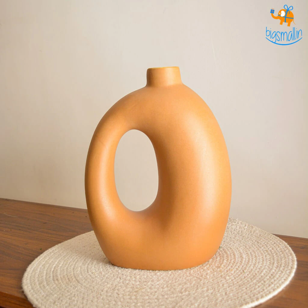 Hollyhock Tan Minimalist Vase All Of It