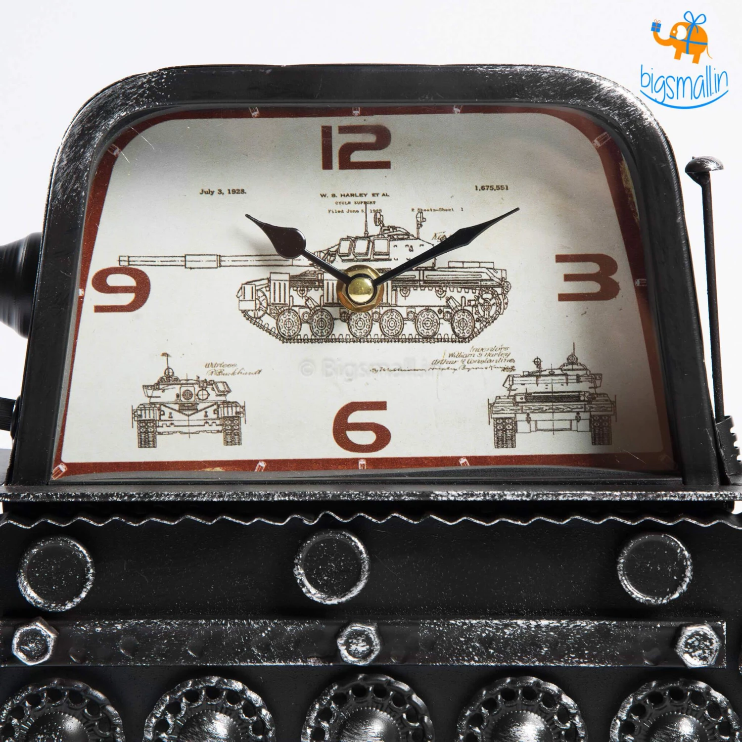 Vinny Y Tanker Desk Clock Father's Day