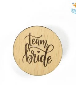 DesignWesign All Of It Team Bride Wooden Pop Socket