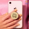 DesignWesign All Of It Team Bride Wooden Pop Socket