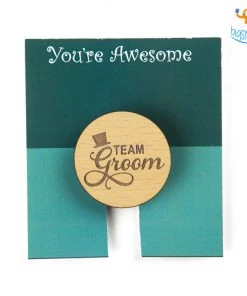 DesignWesign Team Groom Wooden Pop Socket All Of It