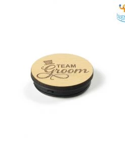 DesignWesign Team Groom Wooden Pop Socket All Of It