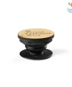 DesignWesign Team Groom Wooden Pop Socket All Of It