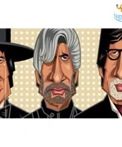 Graphicurry Amitabh Bachchan Laminated Poster