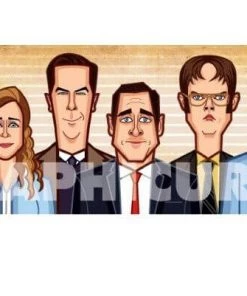 Graphicurry All Of It The Office Laminated Poster