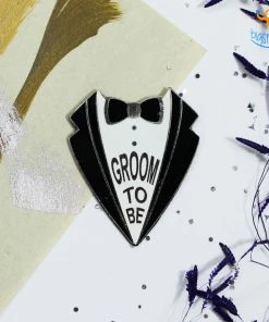 Bigsmall_piu Groom To Be Lapel Pin
