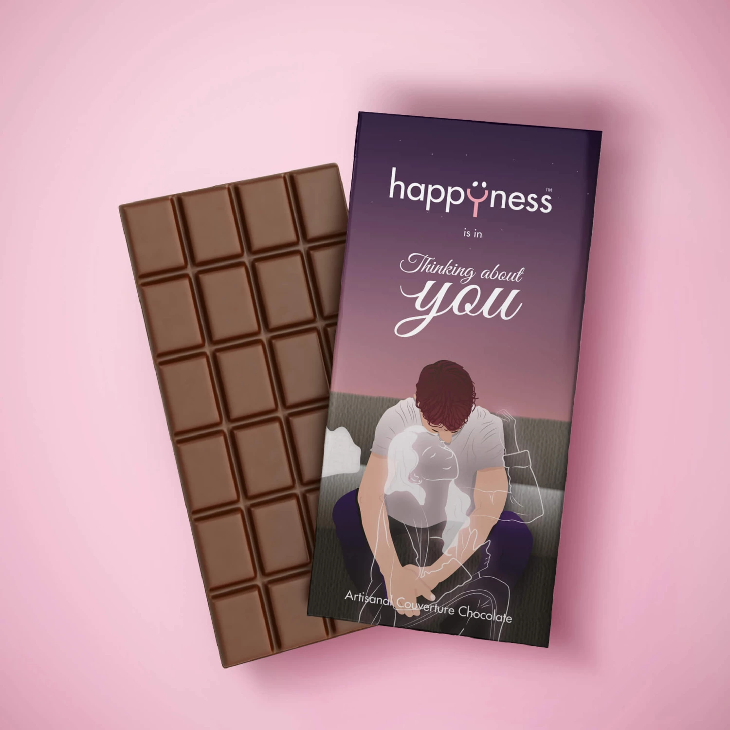 Thinking About You Handmade Chocolate Bar All Of It