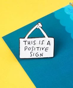 Bigsmall_piu All Of It Positive Sign Lapel Pin
