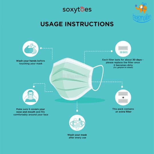 SoxyToes This Too Shall Pass Cotton Mask With Filter Father's Day