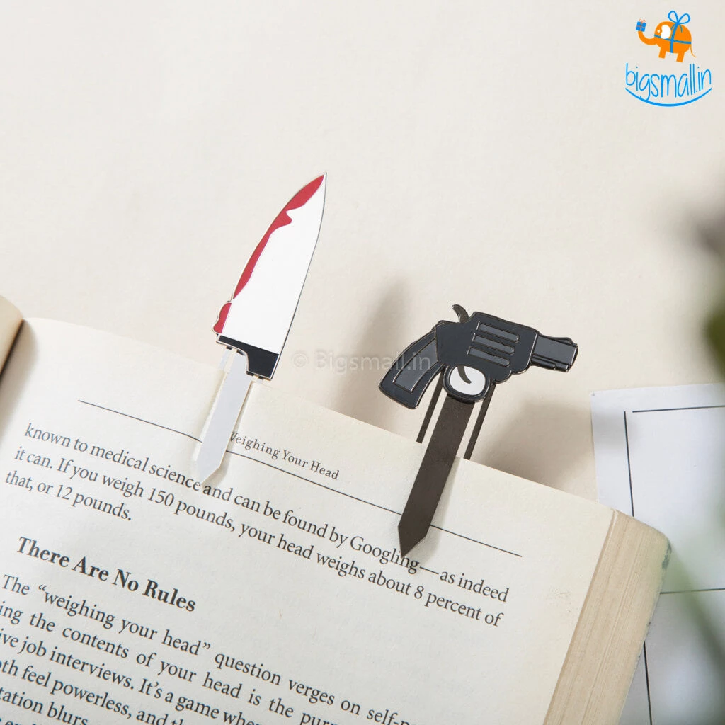 Bigsmall_piu Corporate Thriller Metallic Bookmark