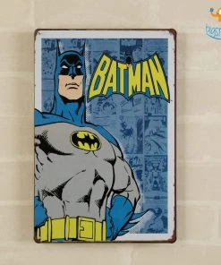 AmyLi Vintage Batman Tin Hanging Board All Of It