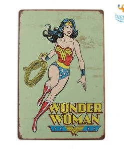 AmyLi Wonder Woman Metal Hanging Board
