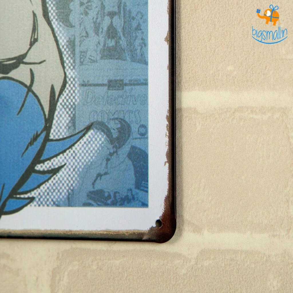 AmyLi Vintage Batman Tin Hanging Board All Of It