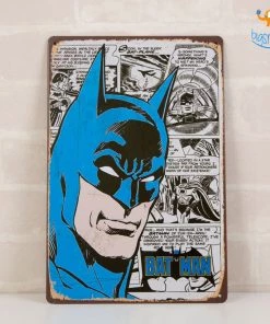 AmyLi Vintage Batman Tin Hanging Board All Of It