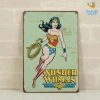AmyLi Wonder Woman Metal Hanging Board