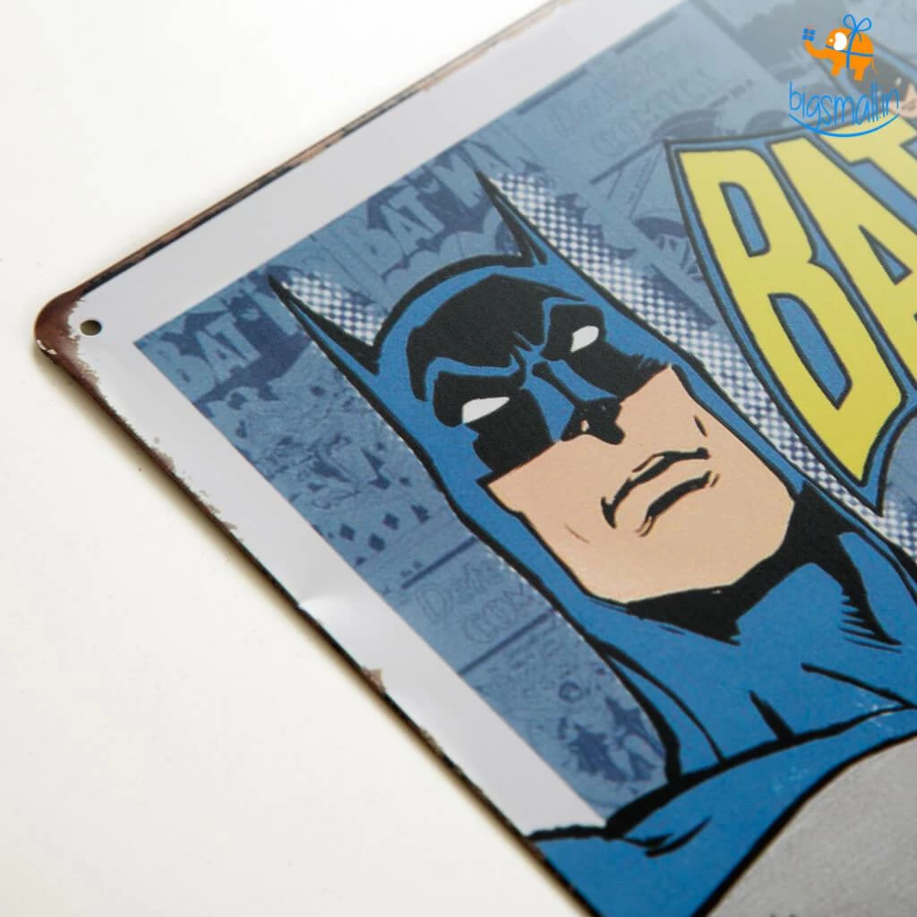 AmyLi Vintage Batman Tin Hanging Board All Of It