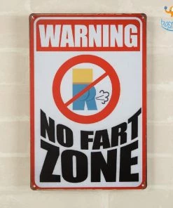 AmyLi No Fart Zone Tin Board All Of It