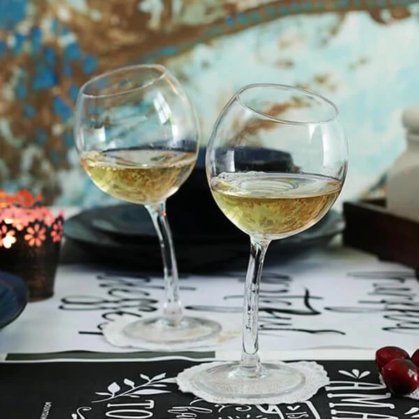 Devnow Tipsy Glasses - Set Of 2 Corporate