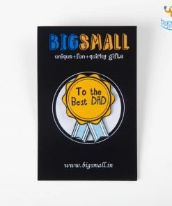 Bigsmall_piu Best Dad Lapel Pin