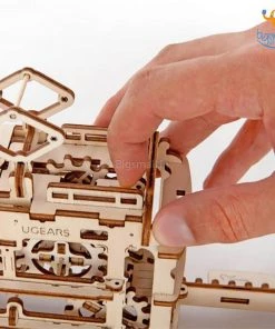 Ugears Tram On Rails Mechanical Model All Of It