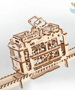 Ugears Tram On Rails Mechanical Model All Of It