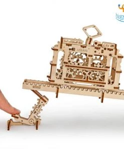 Ugears Tram On Rails Mechanical Model All Of It
