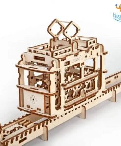 Ugears Tram On Rails Mechanical Model All Of It