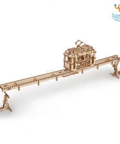 Ugears Tram On Rails Mechanical Model All Of It