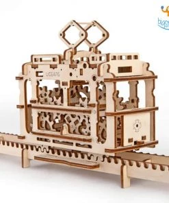 Ugears Tram On Rails Mechanical Model All Of It