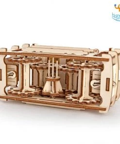 Ugears Tram On Rails Mechanical Model All Of It