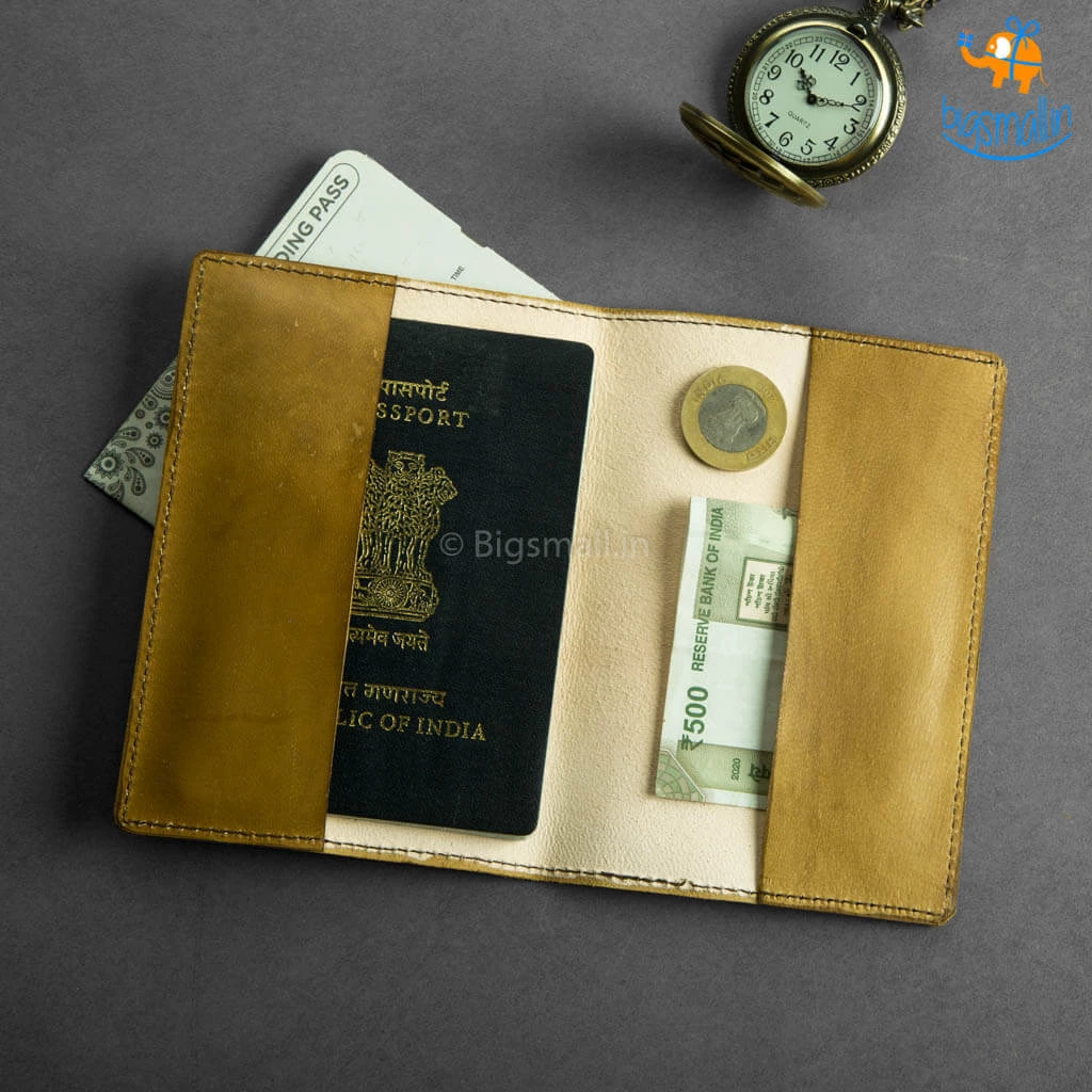 Ascetic All Of It Travel Leather Passport Cover