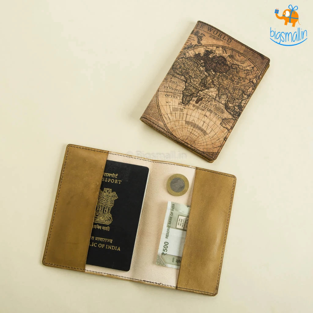 Ascetic All Of It Travel Leather Passport Cover