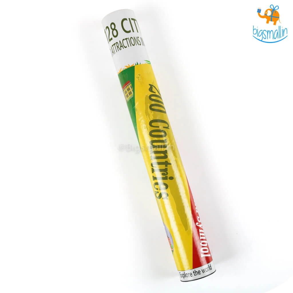 AmyLi Travel The World Scratch Off Poster - Set Of 2