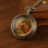 AmyLi Father's Day Vintage Traveller's Pocket Watch