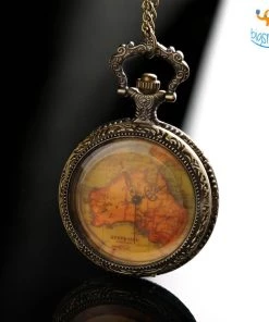 AmyLi Father's Day Vintage Traveller's Pocket Watch