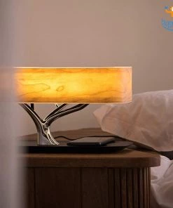 Coral Tree Father's Day Bonsai Bluetooth Speaker Lamp With Wireless Charging Pad