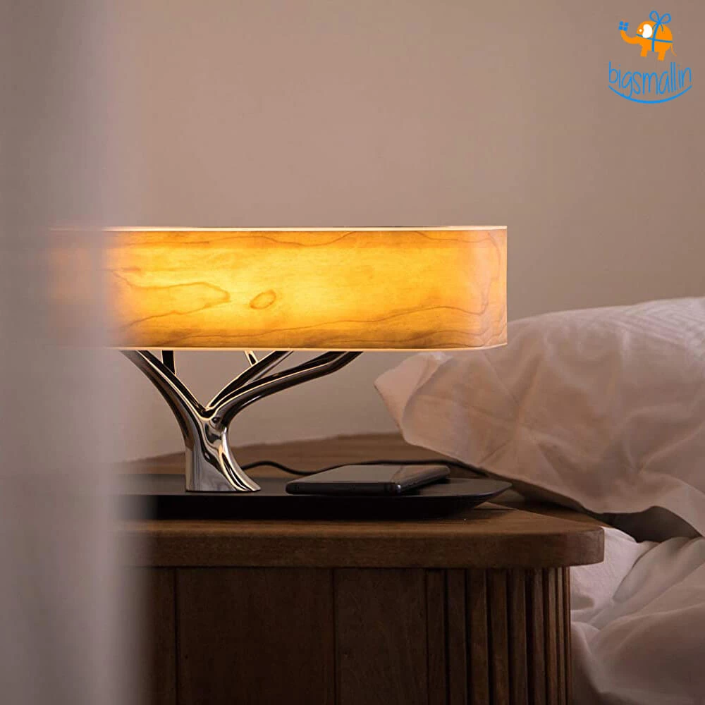 Coral Tree Father's Day Bonsai Bluetooth Speaker Lamp With Wireless Charging Pad