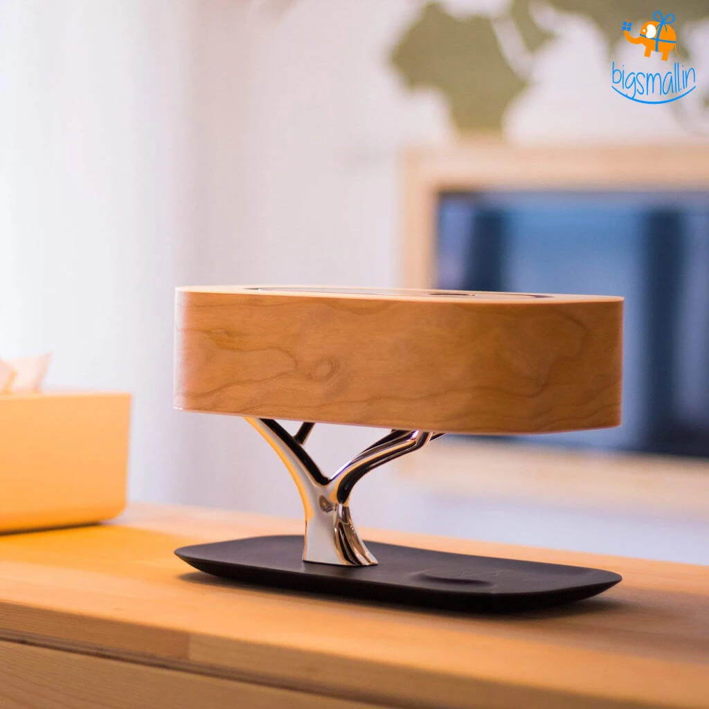 Coral Tree Father's Day Bonsai Bluetooth Speaker Lamp With Wireless Charging Pad