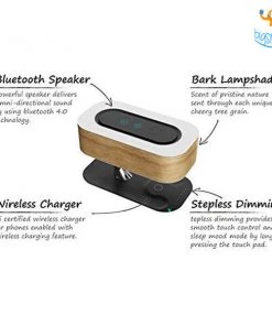 Coral Tree Father's Day Bonsai Bluetooth Speaker Lamp With Wireless Charging Pad