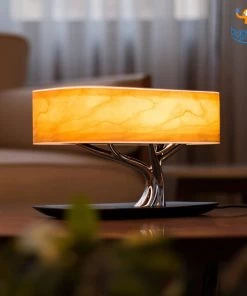 Coral Tree Father's Day Bonsai Bluetooth Speaker Lamp With Wireless Charging Pad