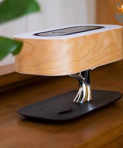 Coral Tree Father's Day Bonsai Bluetooth Speaker Lamp With Wireless Charging Pad