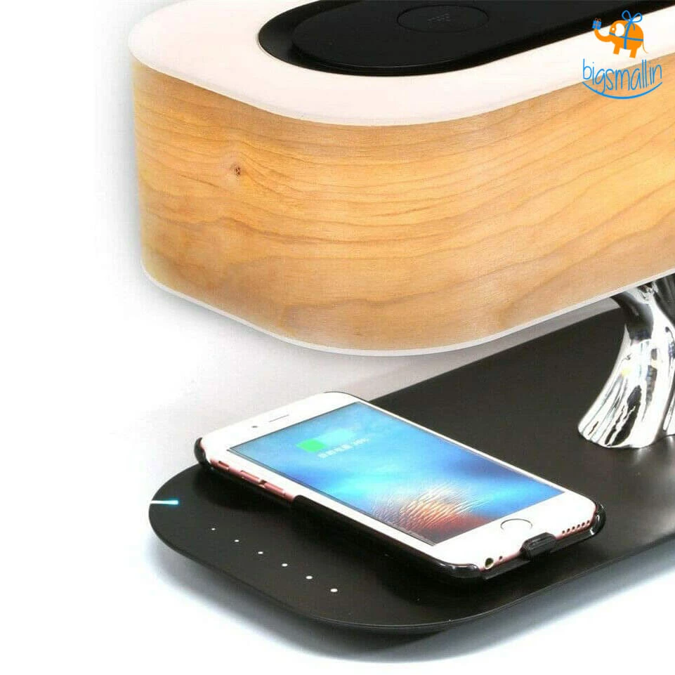 Coral Tree Father's Day Bonsai Bluetooth Speaker Lamp With Wireless Charging Pad