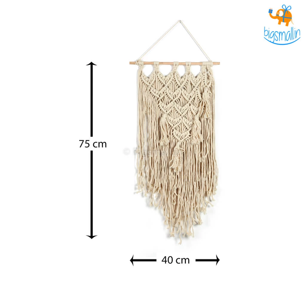 Bigsmall_hmk Boho Macrame Wall Hanging