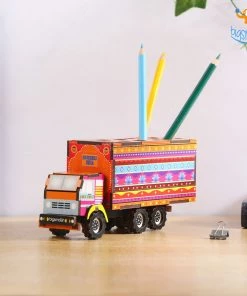 Ascetic Pop Art Truck Pen Stand