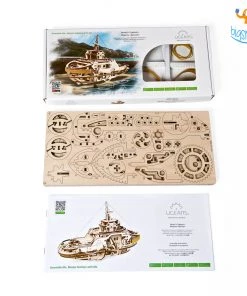 Ugears Tugboat Mechanical Model Construction Kit All Of It