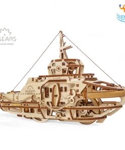 Ugears Tugboat Mechanical Model Construction Kit All Of It