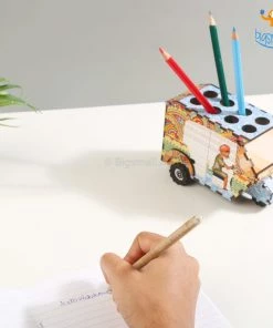 Ascetic Father's Day Pop Art Rickshaw Pen Stand