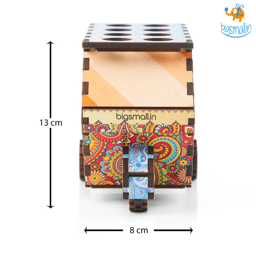 Ascetic Father's Day Pop Art Rickshaw Pen Stand