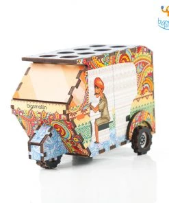 Ascetic Father's Day Pop Art Rickshaw Pen Stand