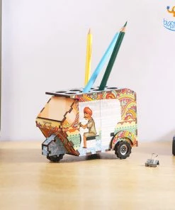 Ascetic Father's Day Pop Art Rickshaw Pen Stand